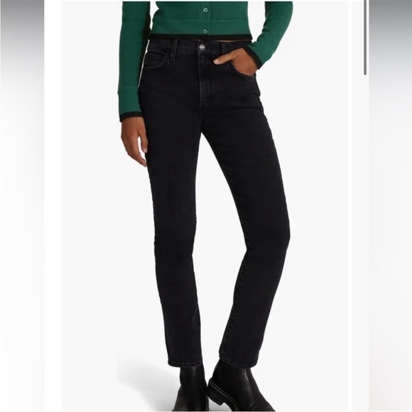 NWT Favorite Daughter Erin High Waist Slim Straight Leg Jeans Size 32 - Picture 1 of 4